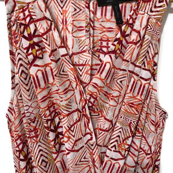 BCBGMaxAZria | Thalia Romper Multicolor | Size M - Picture 5 of 16